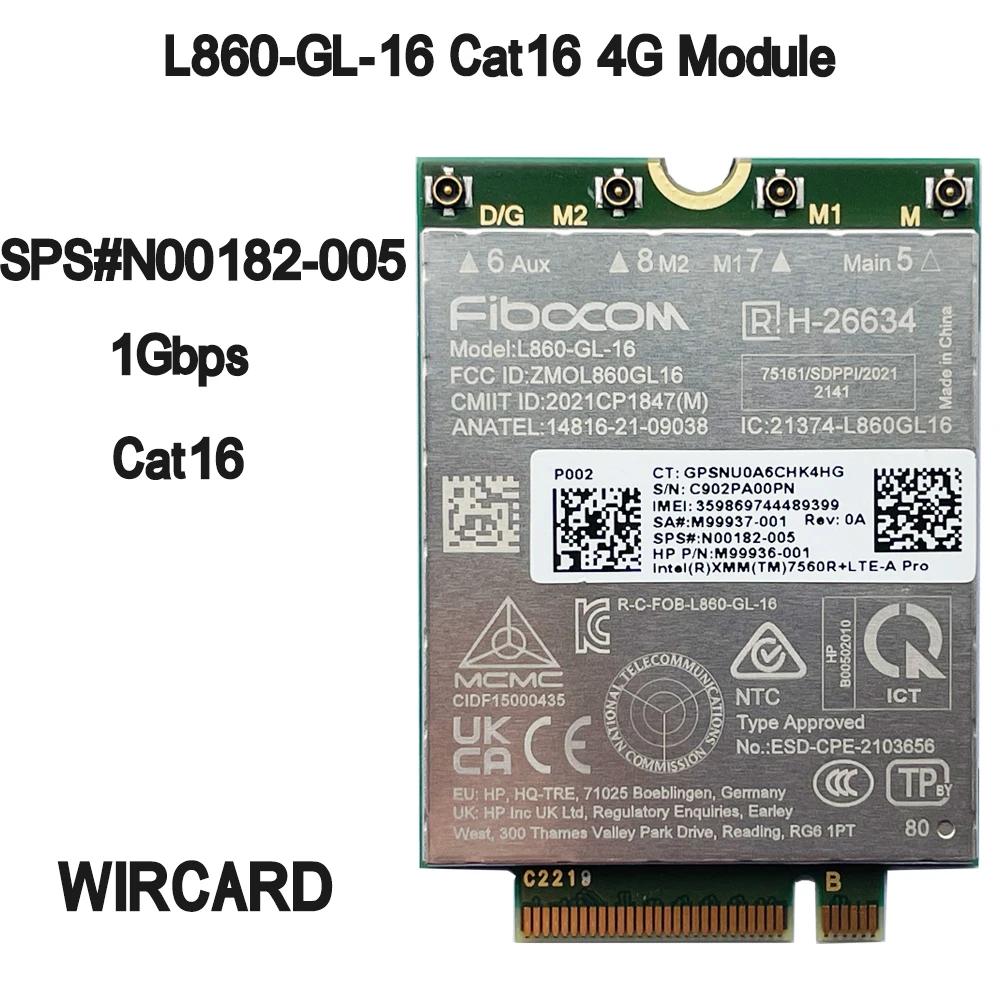 L860-GL-16 LTE CAT16 , HP ƮϿ, 4G L860-GL XMM 7650R + LTE-A Pro N00182-005 4G , NGFF M.2